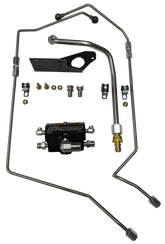 03-07 6.0L CNC Fab 4-Line Feed Fuel Line Kit for Stock Intake - 42215X